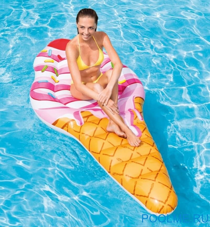 Матрас INTEX "Мороженое рожок" 224 x 107 см, артикул 58762 Матрас INTEX "Мороженое рожок" 224 x 107 см, артикул 58762