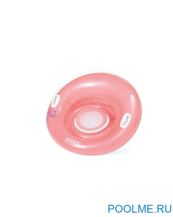 Надувной круг INTEX 119 см розовый, артикул 58883-Р Надувной круг INTEX 119 см розовый, артикул 58883-Р