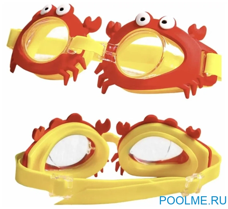 Очки для плавания INTEX "Крабы", артикул 55610 Очки для плавания INTEX "Крабы", артикул 55610