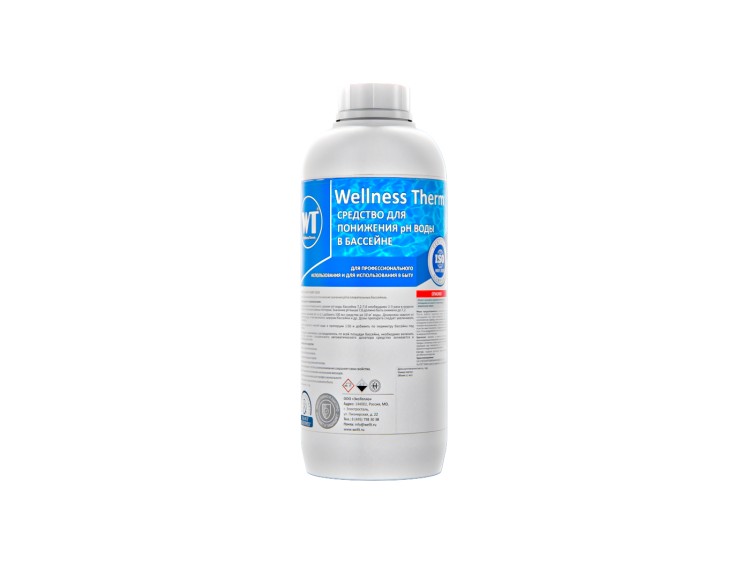 Ph- минус Wellness Therm (средство для понижения уровня Ph воды в бассейне) 1 л, арт. 312668
