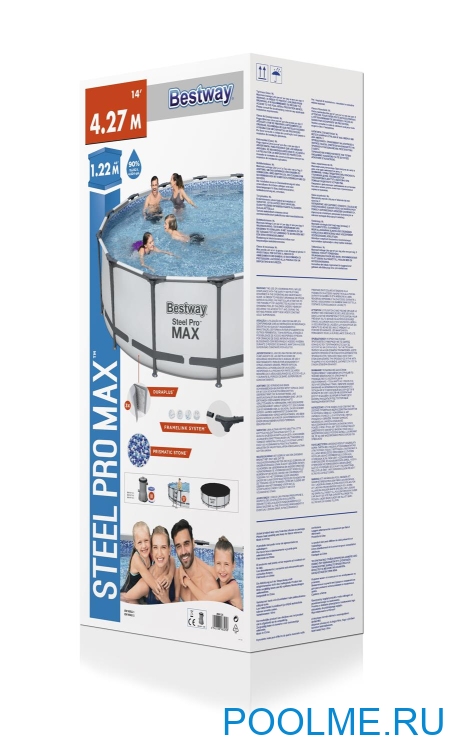 Каркасный бассейн Bestway 5612X, размер 4.27 x 1.22 м