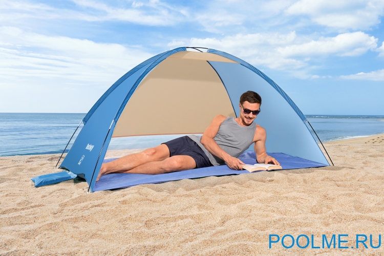 Пляжный навес Bestway Beach Ground 2 200 x 120 x 95 см, артикул 68105 Пляжный навес Bestway Beach Ground 2 200 x 120 x 95 см, артикул 68105