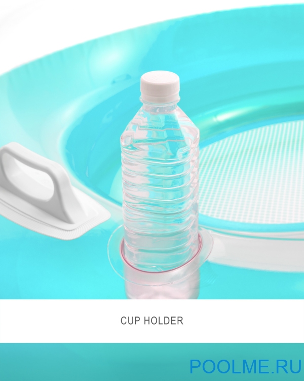 Надувной круг INTEX 119 см голубой, артикул 58883-В Надувной круг INTEX 119 см голубой, артикул 58883-В