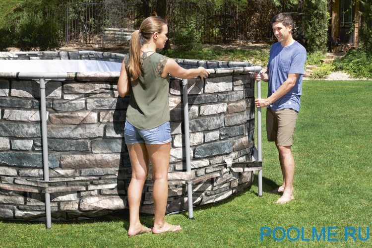 Бассейн Bestway 56719, 610 x 366 x 122 см