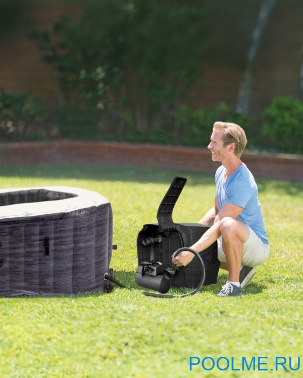 Джакузи INTEX 28450, внешний размер: 175 x 71 см - 4 места Джакузи INTEX 28450, внешний размер: 175 x 71 см - 4 места