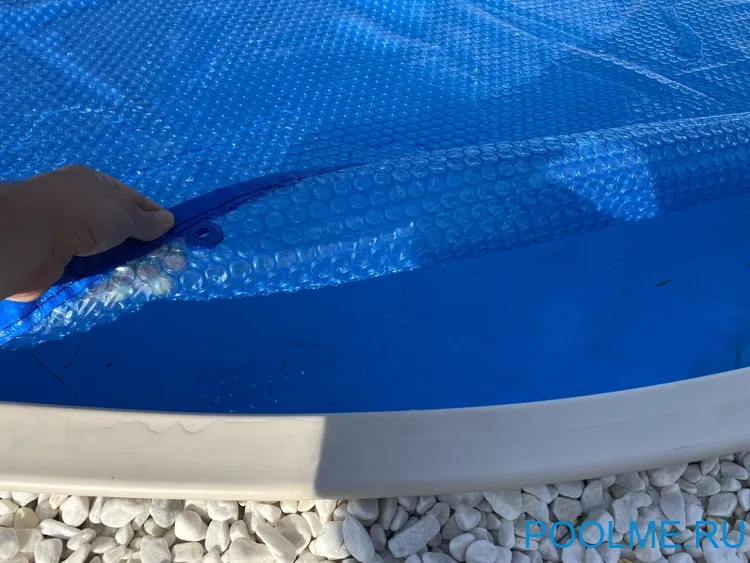 Пузырьковое (теплосберегающее) покрывало Лагуна для бассейна овал 5 x 3 м, 5188076 Пузырьковое (теплосберегающее) покрывало Лагуна для бассейна овал 5 x 3 м, 5188076