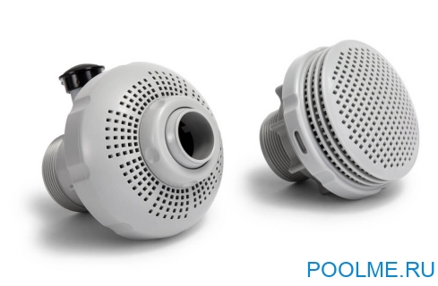 Комплект cоединителей на входящее и выпускное отверстие под шланг 38 мм, артикул 25025