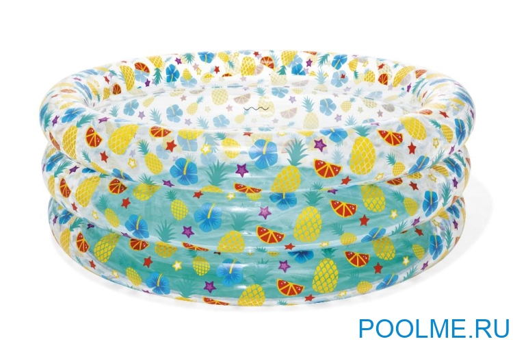 Детский надувной бассейн Bestway "Морская жизнь" 1.50 x 0.53 м, артикул 51045