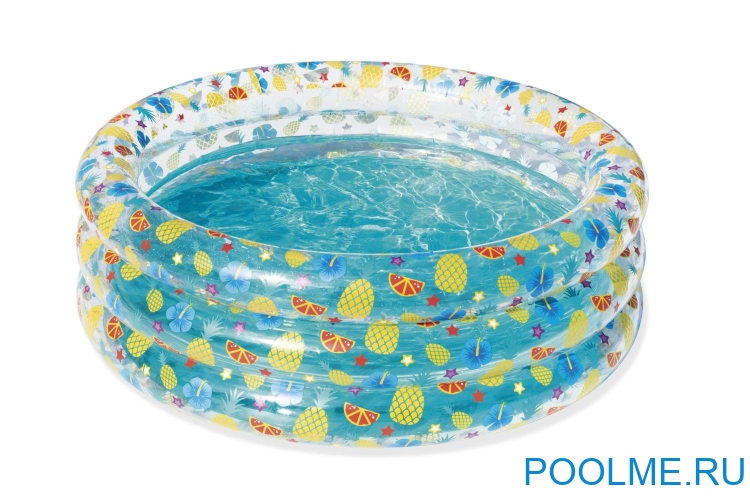 Детский надувной бассейн Bestway "Морская жизнь" 1.50 x 0.53 м, артикул 51045