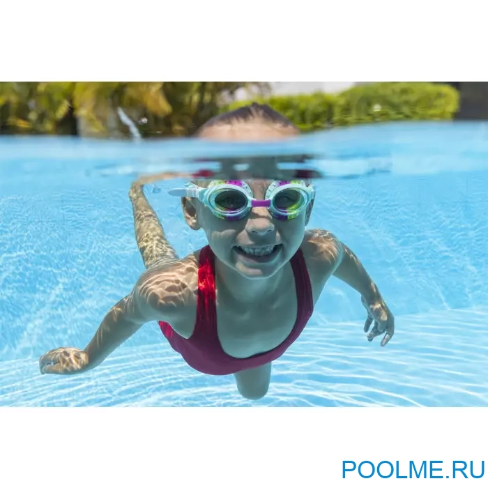 Очки для плавания Bestway Summer Swirl розовые для детей от 3 лет, артикул 21099-B Очки для плавания Bestway Summer Swirl розовые для детей от 3 лет, артикул 21099-B