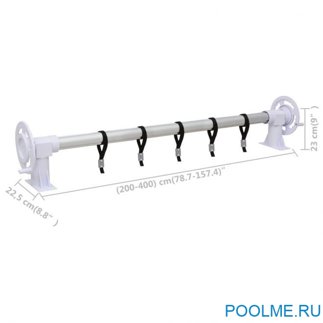 Сматывающее устройство Poolline с опорами из АВС пластика, арт. 94133/94192
