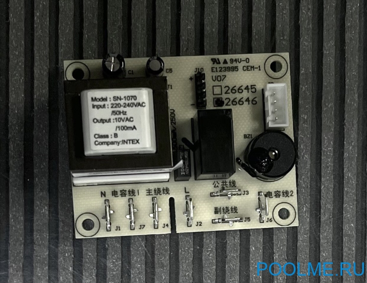 Плата управления для песочного фильтр-насоса intex 26646, арт. 13037