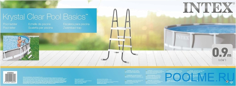 Лестница INTEX для бассейнов высотой до 91 см Лестница INTEX для бассейнов высотой до 91 см