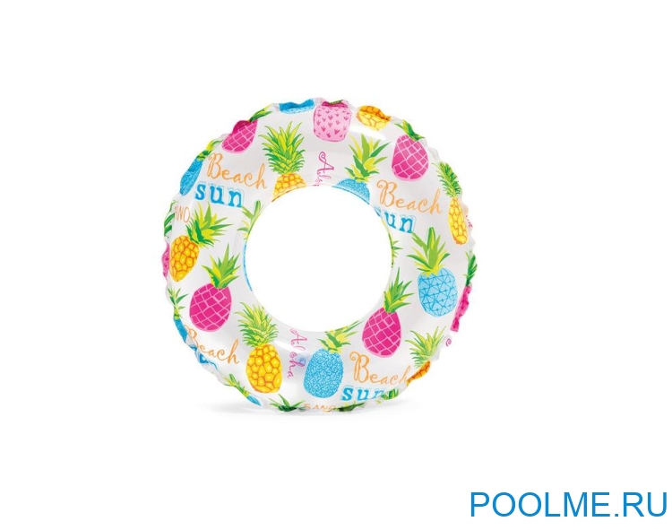 Надувной круг INTEX 51 см &quot;Ананасы&quot;, артикул 59230-A