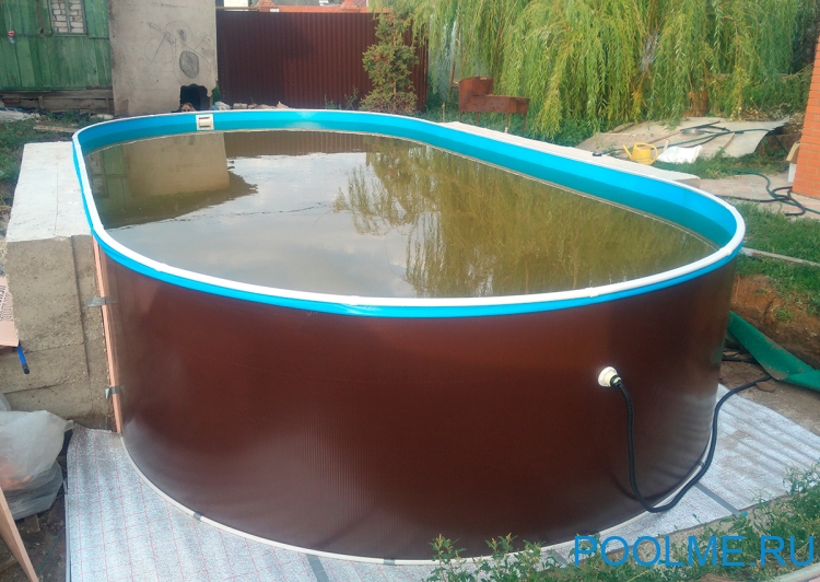 Каркасный бассейн Лагуна 7 х 3.5 х 1.25 м для дачи Каркасный бассейн Лагуна 7 х 3.5 х 1.25 м для дачи