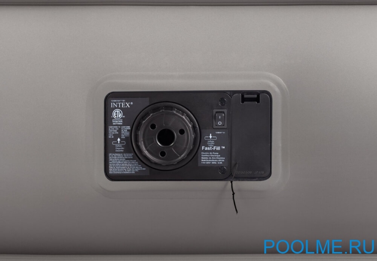 Кровать INTEX надувная 152 x 203 x 51, встроенный насос 220V, артикул 64468