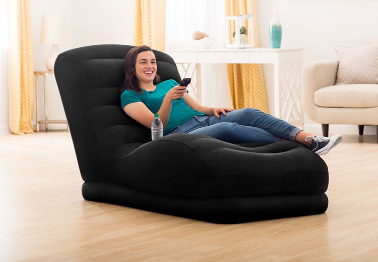 Надувное кресло-шезлонг INTEX 86 x 170 x 94 см, артикул 68595