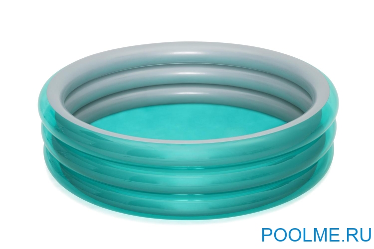 Детский надувной бассейн Bestway "Металлик" 2.01 x 0.53 м, артикул 51043 Детский надувной бассейн Bestway "Металлик" 2.01 x 0.53 м, артикул 51043