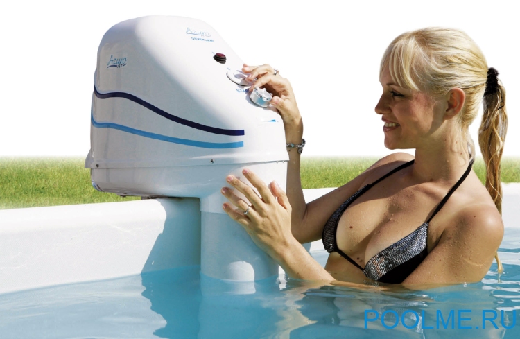 Противоток навесной Azuro Jet Stream 50 со светодиодной подсветкой LED RGB