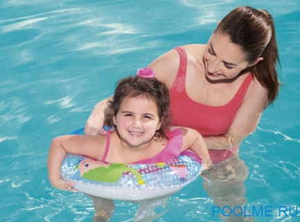 Надувной круг Bestway Adventure "Русалка" 51 см, артикул 36113-M Надувной круг Bestway Adventure "Русалка" 51 см, артикул 36113-M