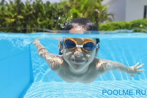 Очки для плавания Bestway Aqua Burst Essential синие для детей от 3 лет, артикул 21002 Очки для плавания Bestway Aqua Burst Essential синие для детей от 3 лет, артикул 21002