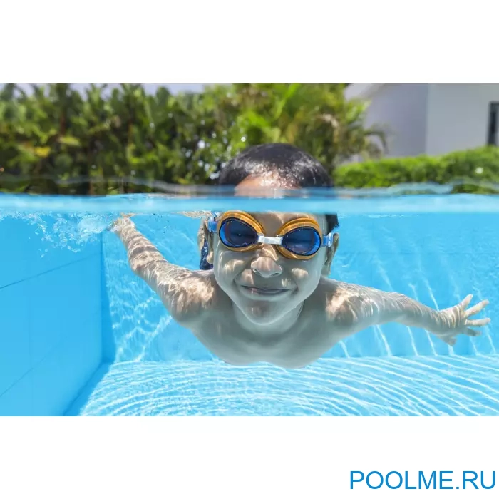 Очки для плавания Bestway Aqua Burst Essential синие для детей от 3 лет, артикул 21002 Очки для плавания Bestway Aqua Burst Essential синие для детей от 3 лет, артикул 21002