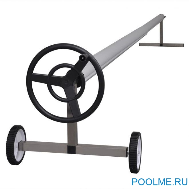 Сматывающее устройство Poolline с опорами из нержавеющей стали на колесиках, арт. TV94177/94193