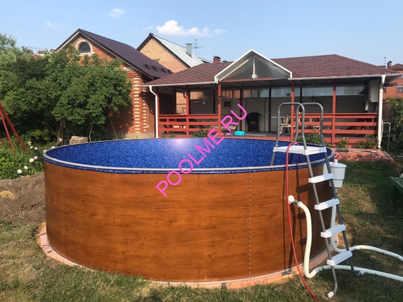 Бассейн Лагуна 2.5 х 1.25 м (полная комплектация) арт. 25040 - дерево