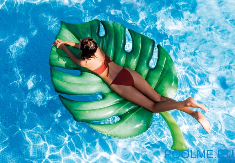 Матрас INTEX &quot;Пальмовый лист&quot; 213 x 142 см, артикул 58782