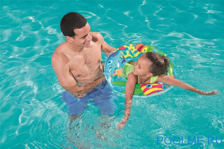 Надувной круг Bestway Adventure &quot;Рыбки&quot; 51 см, артикул 36013-F