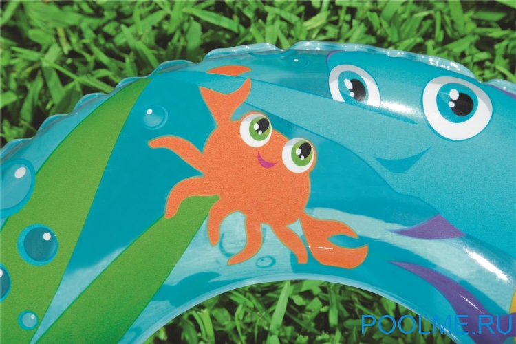 Надувной круг Bestway Adventure &quot;Рыбки&quot; 51 см, артикул 36013-F