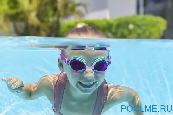 Очки для плавания Bestway Aqua Burst Essential фиолетовые для детей от 3 лет, артикул 21002 Очки для плавания Bestway Aqua Burst Essential фиолетовые для детей от 3 лет, артикул 21002