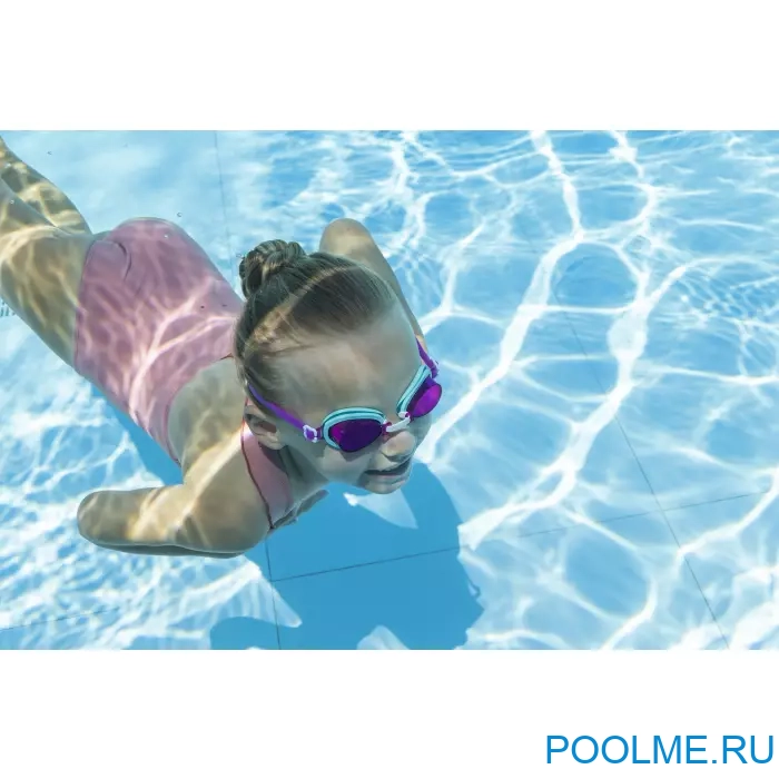 Очки для плавания Bestway Aqua Burst Essential фиолетовые для детей от 3 лет, артикул 21002 Очки для плавания Bestway Aqua Burst Essential фиолетовые для детей от 3 лет, артикул 21002