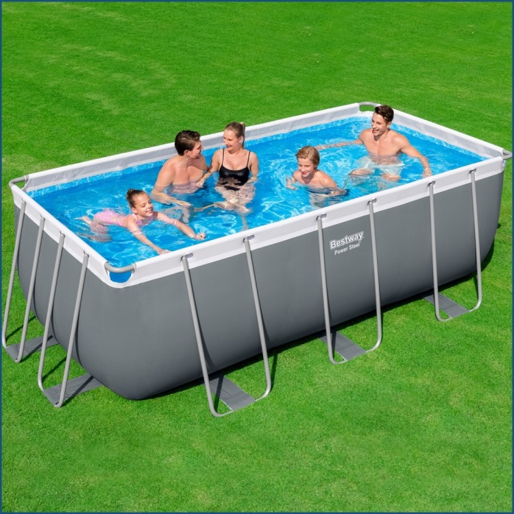 Каркасный бассейн Bestway 56456, размер 4.12 x 2.01 x 1.22 м