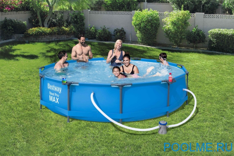 Каркасный бассейн Bestway 56984, размер 3.05 x 1.0 м Каркасный бассейн Bestway 56984, размер 3.05 x 1.0 м