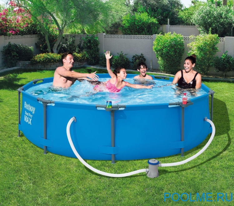 Каркасный бассейн Bestway 56984, размер 3.05 x 1.0 м Каркасный бассейн Bestway 56984, размер 3.05 x 1.0 м