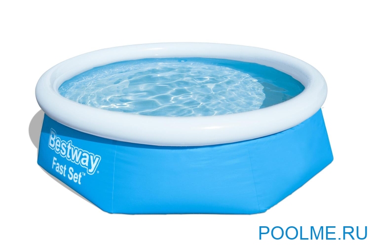 Надувной бассейн Bestway Fast Set 2.44 x 0.66 м, артикул 57265 Надувной бассейн Bestway Fast Set 2.44 x 0.66 м, артикул 57265