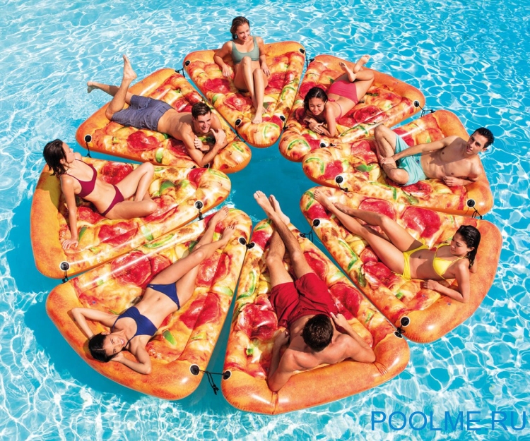 Матрас INTEX "Пицца" 175 x 145 см, артикул 58752 Матрас INTEX "Пицца" 175 x 145 см, артикул 58752