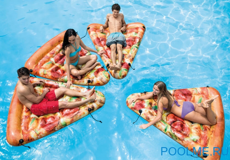 Матрас INTEX "Пицца" 175 x 145 см, артикул 58752 Матрас INTEX "Пицца" 175 x 145 см, артикул 58752