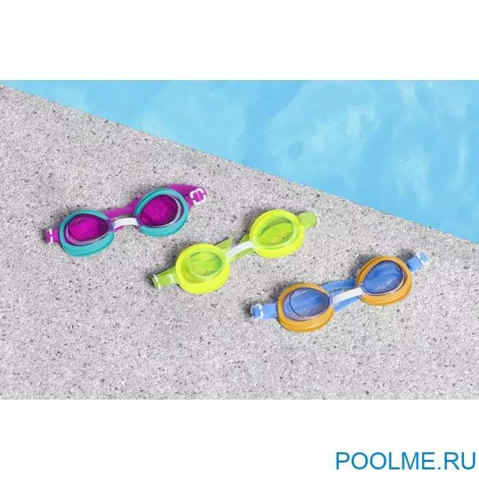 Очки для плавания Bestway Aqua Burst Essential набор 3 шт для детей от 3 лет, артикул 21074 Очки для плавания Bestway Aqua Burst Essential набор 3 шт для детей от 3 лет, артикул 21074