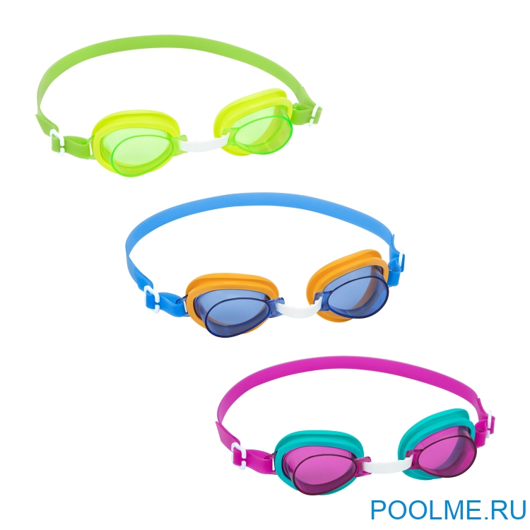 Очки для плавания Bestway Aqua Burst Essential набор 3 шт для детей от 3 лет, артикул 21074 Очки для плавания Bestway Aqua Burst Essential набор 3 шт для детей от 3 лет, артикул 21074
