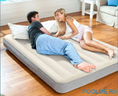 Кровать INTEX надувная 152 x 203 x 25 см без насоса, артикул 64709