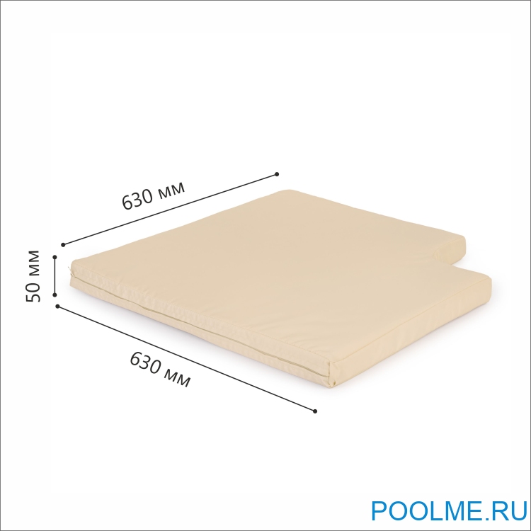 Угловая подушка для мебели Ротанг 63 x 63 x 5 см, арт. M9086
