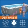 Каркасный бассейн Bestway 56457, размер 4.12 x 2.01 x 1.22 м
