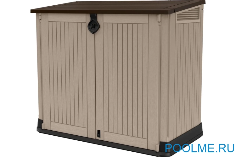 Техническое помещение, внутренние размеры: 132 х 76 х 110 см