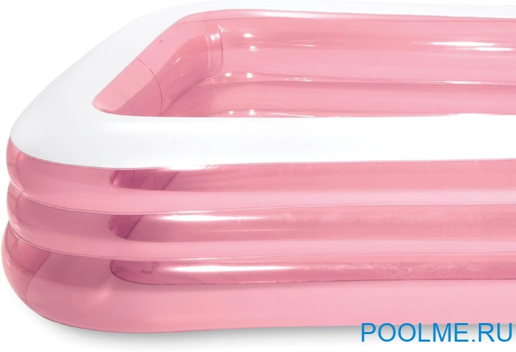 Надувной бассейн INTEX Pink Swim Center 305 x 183 x 56 см, артикул 58487 Надувной бассейн INTEX Pink Swim Center 305 x 183 x 56 см, артикул 58487