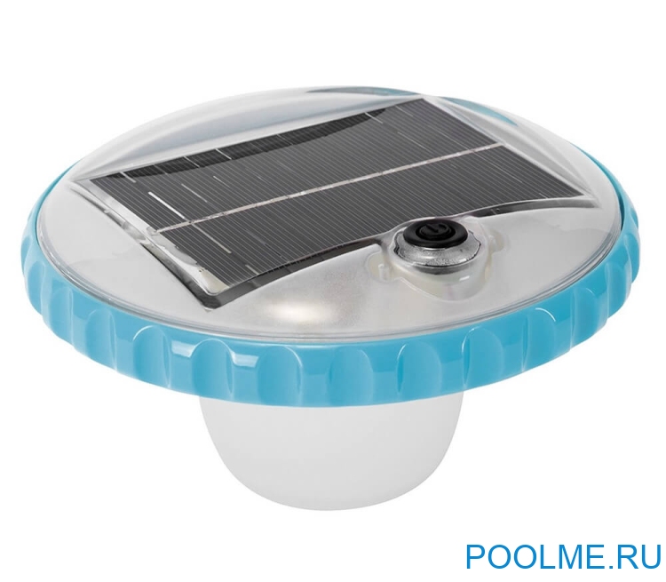 Плавающая светодиодная подсветка Intex на солнечной батарее, артикул 28695
