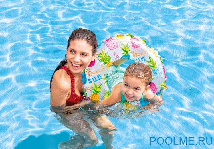 Надувной круг INTEX 61 см "Ананас", артикул 59241-P Надувной круг INTEX 61 см "Ананас", артикул 59241-P
