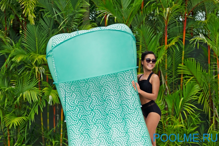 Надувной матрас Bestway Comfy Chill с солнцезащитным навесом 178 x 102 см, артикул 43729