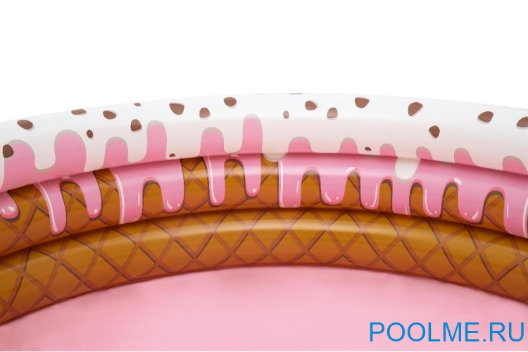 Детский надувной бассейн Bestway "Праздник мороженого" 1.60 x 0.38 м, артикул 51144 Детский надувной бассейн Bestway "Праздник мороженого" 1.60 x 0.38 м, артикул 51144